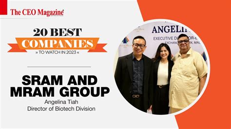 Angelina Tiah, Director of Biotech Division at SRAM & MRAM Group