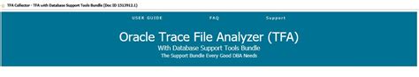 Oracle SQL Trace Analyzer 的图像结果