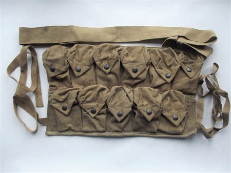 WW1 AMERICAN HAND GRENADE COMBAT ASSAULT VEST DATED 1918 - DBG Militaria