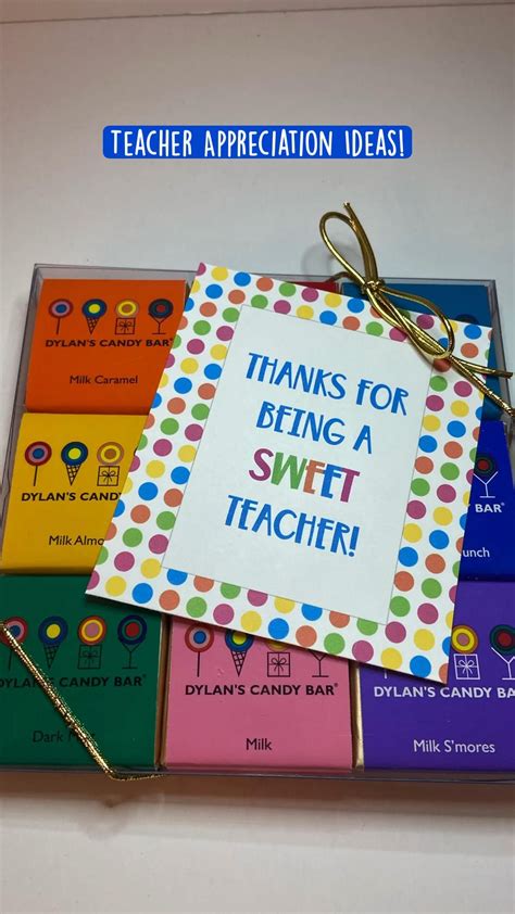 Cute teacher appreciation week idea – Artofit