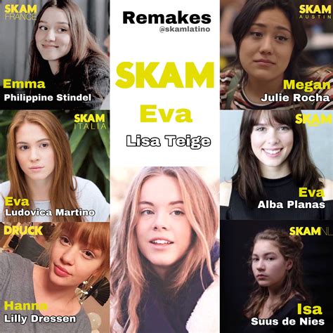 SKAM Remakes: Eva Mohn in SKAM, SKAM Italia, SKAM France, Druck, SKAM ...