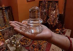 Buy DARIDRA BHANJAN Shiv Crystal shivling/Glass shivling/sphatik ...