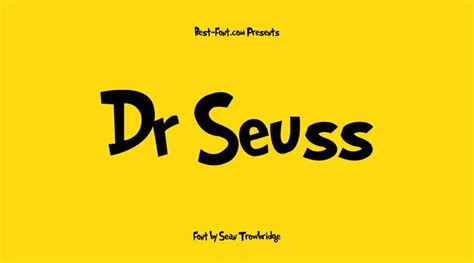 Dr Seuss Font Free Download