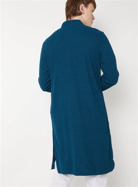 Buy Men Embroidered Straight Kurta Online at just Rs. 1499.0 ...