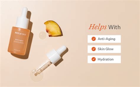 Bayla Skin Peachy Boost Anti-Aging, Brightening, & Hydrating Face Serum ...