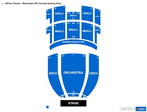 Warner Theatre - Washington DC Seating Charts - RateYourSeats.com