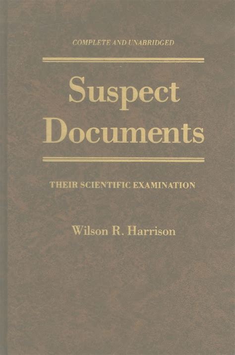 Buy Suspect Documents: Their Scientific Examination Book Online at Low ...