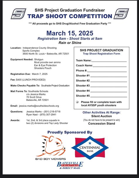 Southside Project Graduation Trap Shoot Tournament , Independence ...