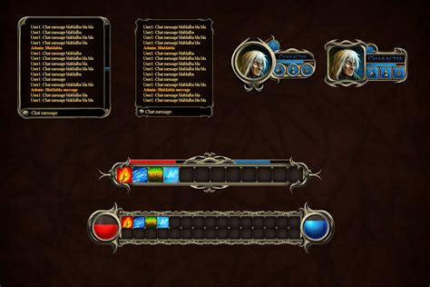 Image result for Typical RPG GUI