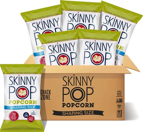 Amazon.com: SkinnyPop Original Popcorn, Gluten Free, Vegan Popcorn, Non ...