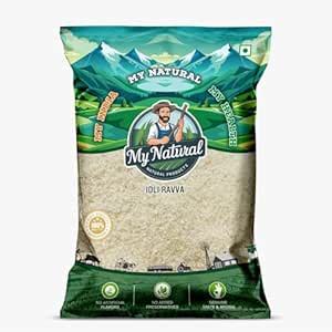 MY NATURAL Rava 1 Kg | Stone-Ground & Hygienic | Fresh Texture ...