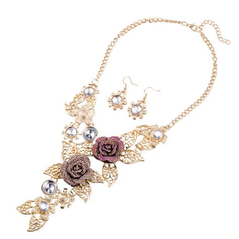 Yellow Chimes Jewellery Set for Women and Girls Fashion Golden ...