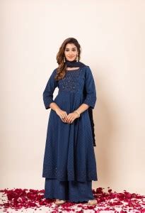 Nehamta Women Kurta Palazzo Dupatta Set - Buy Nehamta Women Kurta ...
