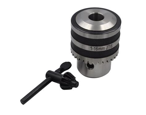 1-16 MM Drill Chuck JT6 Taper with key, knurled grip Jacobs Taper | eBay