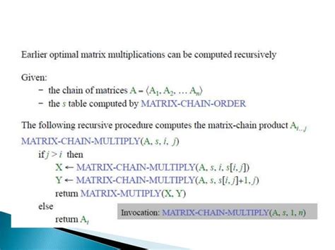 Matrix Chain Multiplication PPT 的图像结果