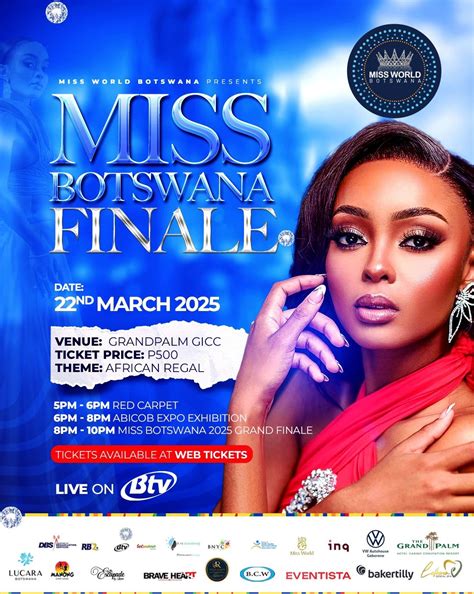 Miss Botswana 2025 Grand Finale, The Grand Palm Hotel Casino Convention ...