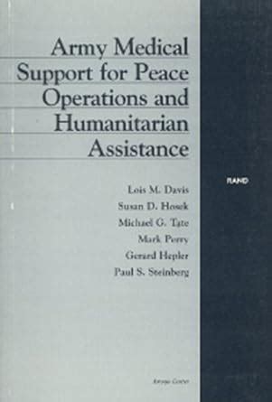 Buy Army Medical Support for Peace Operations and Humanitarian ...