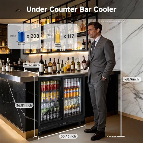 BODEGACOOLER Back Bar Cooler,7.7 Cu.ft Commercial India | Ubuy