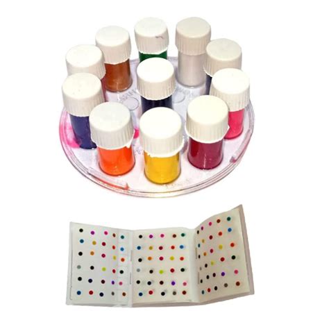 Zintalic Fashions Liquid Kumkum Bindi Sindoor Tikali Forehead 11 Color ...