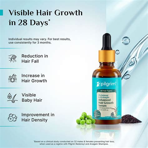 Buy Pilgrim Advanced Hair Growth Serum, 30 ml | 19 Minutes Delivery ...