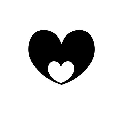 Free Heart Silhouette Images to Customize Online