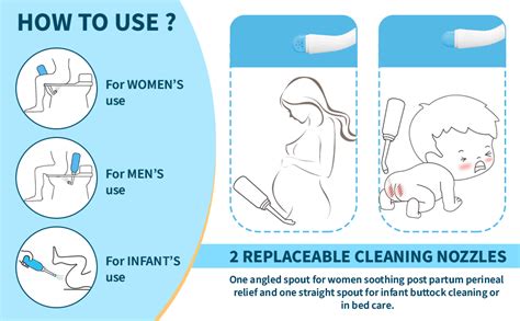 The Home Remedy Bidet Portable | Bidet Spray for Travel with Angled ...