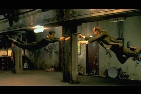 Image result for Matrix Gun Scene