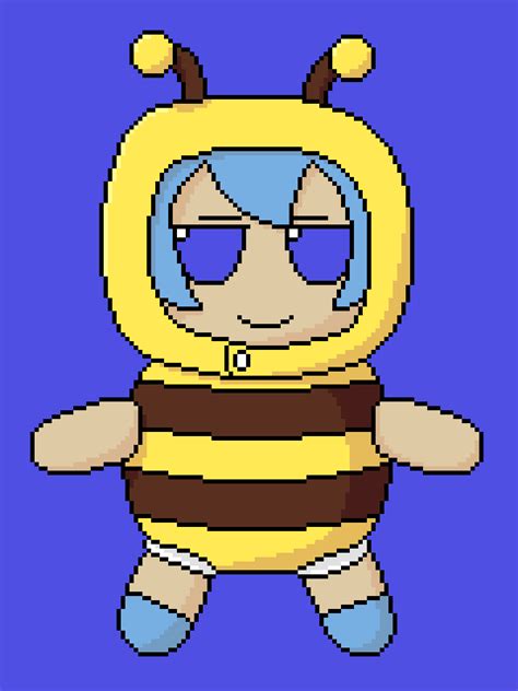 I made a pixel Cirno fumo bee for a friend : r/Fumofumo