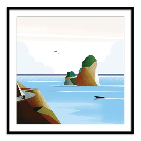 Buy Illustrated Italian Landscape VI Art Print - Home Artisan