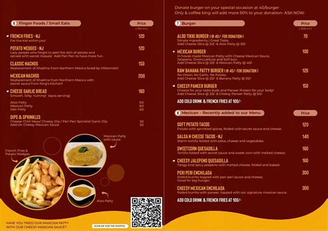 Menu at Coffee King - Adajan, Surat, 1/2