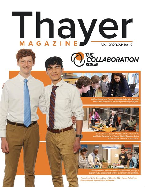 #thayeracademy #thayermagazine | Thayer Academy