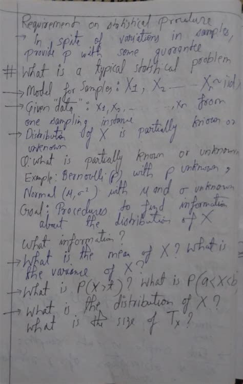 Statistical procedure - hspit Gien dats: one danplihg , ingdartinston ...