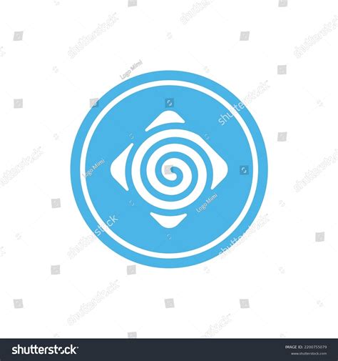 Hypnosis Logo Template Hypnotic Spiral Icon Stock Vector (Royalty Free ...