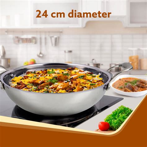 Royal Honey Comb Kadai 24 cm | Gas & Induction Compatible | AGARO – Agaro