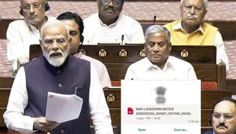 War lockdown notice in India: Viral document shocks people - truth ...