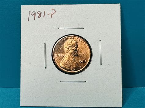 1981-P Lincoln Memorial Cent - For Sale, Buy Now Online - Item #778942