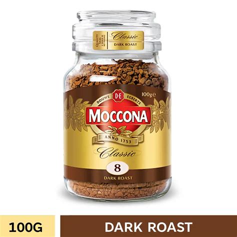 Buy Moccona Classic Dark Roast Instant Coffee Beans 100g