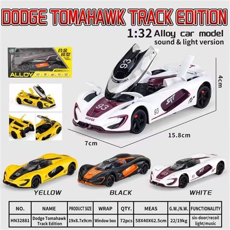 Dodge Tomahawk Track Edition Die Cast 1:32 - Big Daddy Store