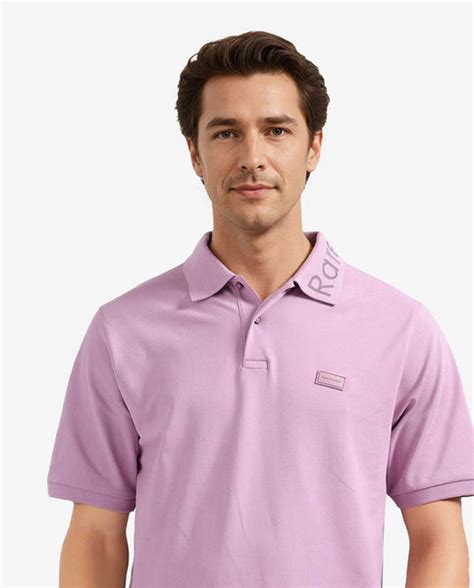 Rare Rabbit Men Vinc Dusky Pink Cotton Fabric Short Sleeve Silicon Bad