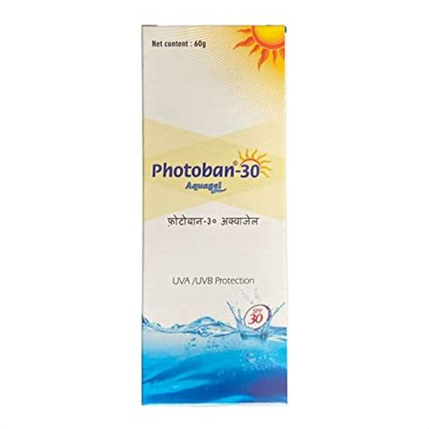 New Photoban 30 Aquagel, Sunscreen Gel for All Skin Type, 60gm – Fetch ...