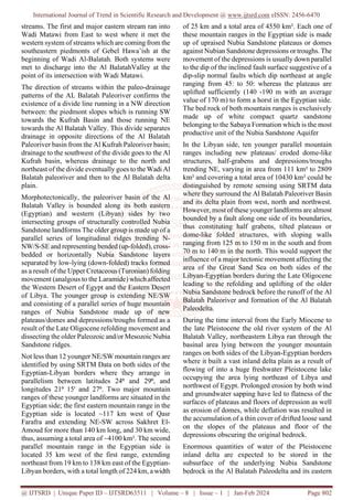 The Pleistocene Delta of the Old Al Balatah River System, Northeastern ...