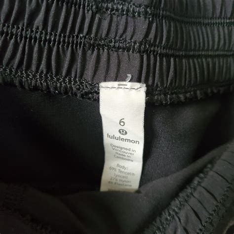 Lululemon Leggings Size 6 Yoga pants Black rn:106259 ca:35801 Adult | eBay