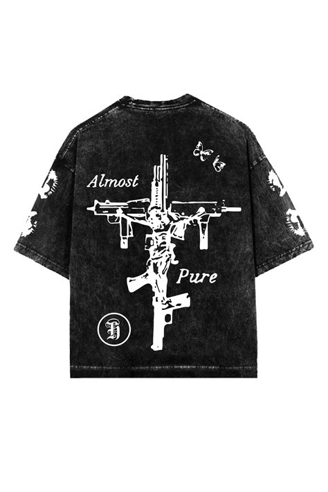 Almost Pure Designed Vintage Oversized Tee – Hauntrex