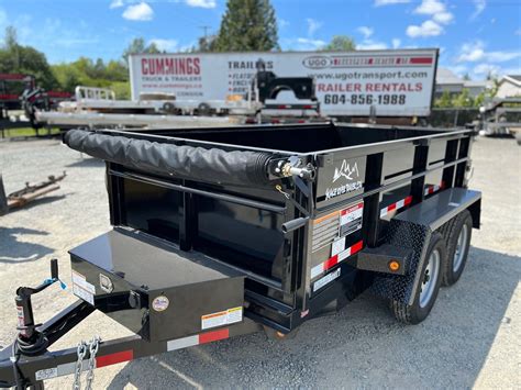 Snake River 5' X 10' Tandem Axle Dump Trailer (7000LBS GVW - 26" Sides ...