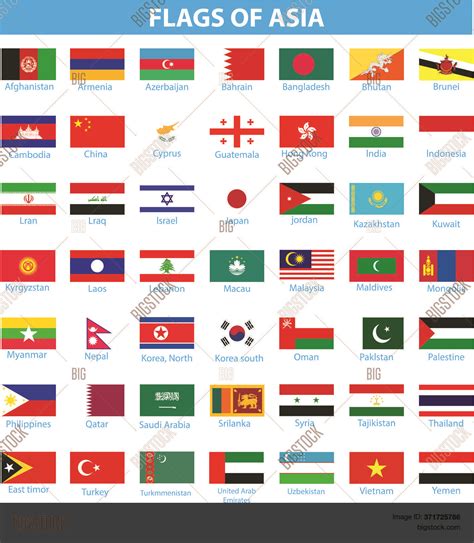 Asia Country Flags 的图像结果
