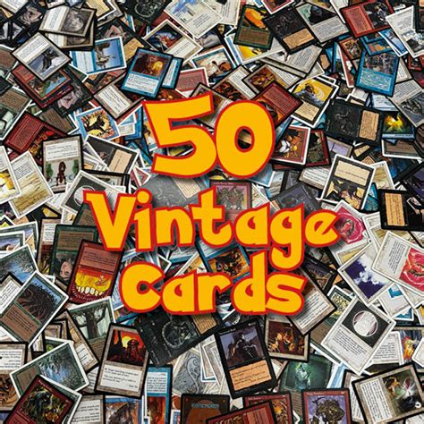 MTG - Magic The Gathering 50 Vintage Cards - Trading Cards Galore