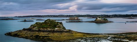 Download wallpaper sea, landscape, castle, shore, lighthouse, island ...