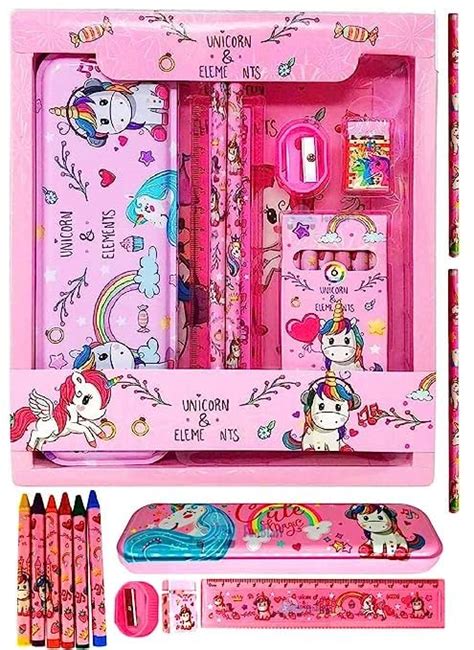 Stationary Gift Set 8 in 1 Pack | Birthday Gift or Return Gift for Kids ...