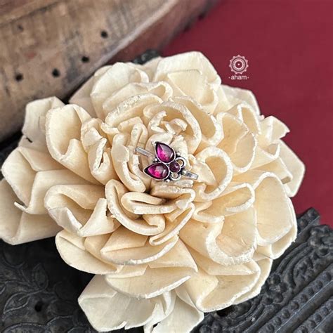 Silver Clipon Nose pin – aham jewellery | handcrafted silver jewellery