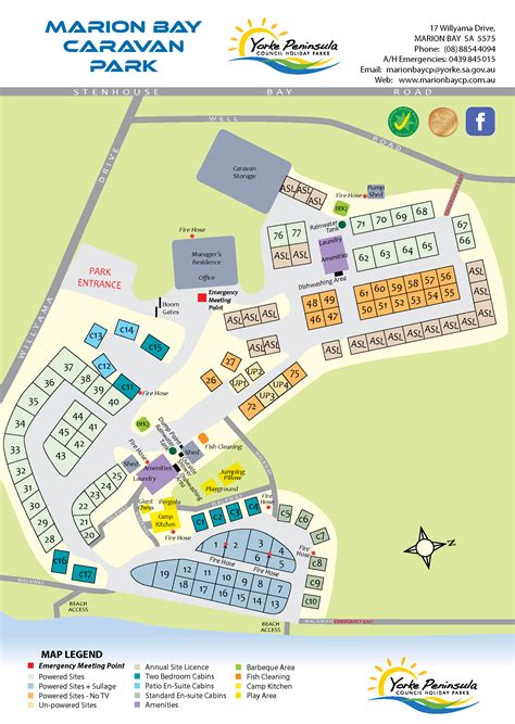 Brooms Head Caravan Park Site Map at Sharlene Burcham blog